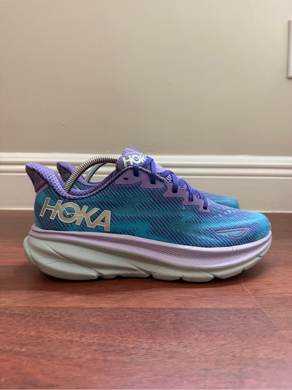 Women’s Hoka One One Clifton 9 Purple and Blue